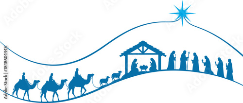 Black silhouette of reindeer in different poses isolated on white background, wild deer collection, buck and stag vector illustration, festive Christmas animal.