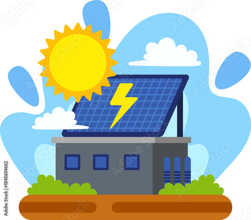 Eco Green Solar Panel renewable green energy