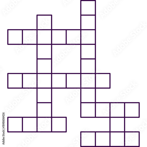 Crosssword Puzzle Grid Line