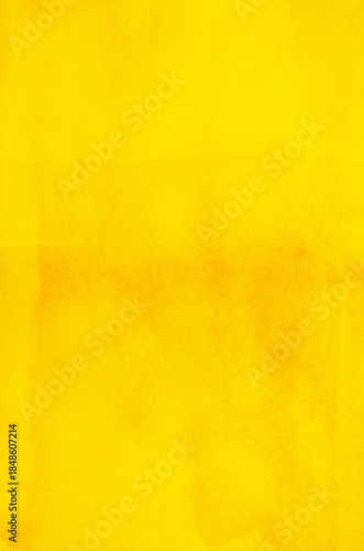 Abstract yellow watercolor background texture