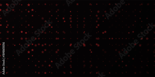 Red vector template with sky stars. Blurred decorative design in simple style with stars. The pattern can be used for new year ad, booklets.