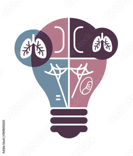 World Aspergillosis Day Awareness Medical Illustration