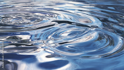 Fototapeta Naklejka Na Ścianę i Meble -  Ripples on the water surface