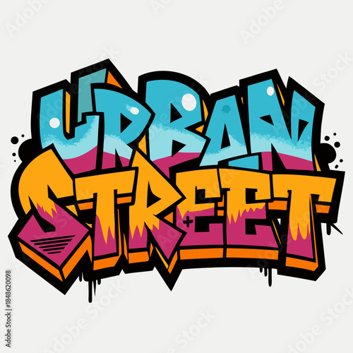 vector illustration of a retro T shirt design