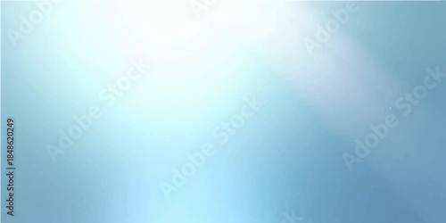 A vibrant blue abstract background features a bright sunburst of glowing light rays and flares shining through a summer sky design for an artistic nature wallpaper backdrop