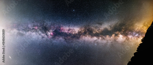 Astrophotography Panorama of the Milky Way in Ultra High Resolution