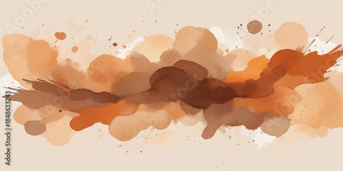 Abstract grunge background vector illustration with dirty watercolor paint texture and ink splatter design pattern