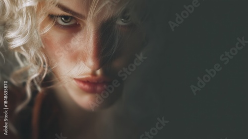 Woman portrait closeup