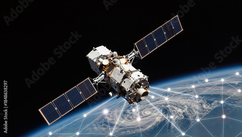 AI Powered Weather Satellite Monitoring Earth’s Storms via Global Sensor Network High Res Space Imagery for Climate and Meteorology Applications