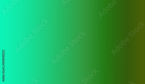 Vibrant gradient emerald green colored background