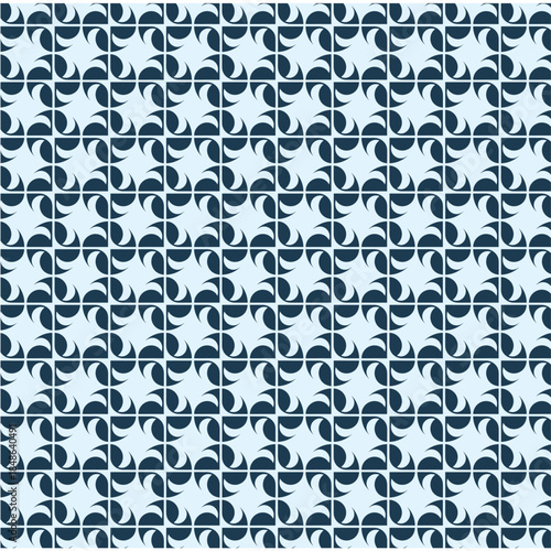 Wallpaper Mural seamless pattern with abstract shapes Torontodigital.ca