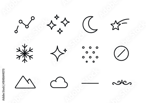 Winter Accessories Icons. Warm winter accessories drying. Filled icon set of warm winter accessories drying: