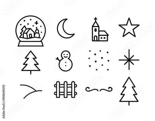 Decorative Banister Icons. Decorated wooden banister. Filled icon set of decorated wooden banister: banister