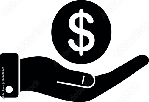 Light Bulb with Check Mark Line Icon for Approved Idea and Solution Concept