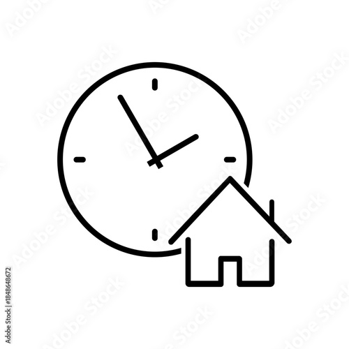 Relocation editable icon. Moving services Illustration sign. Moving symbol. shipping logo.