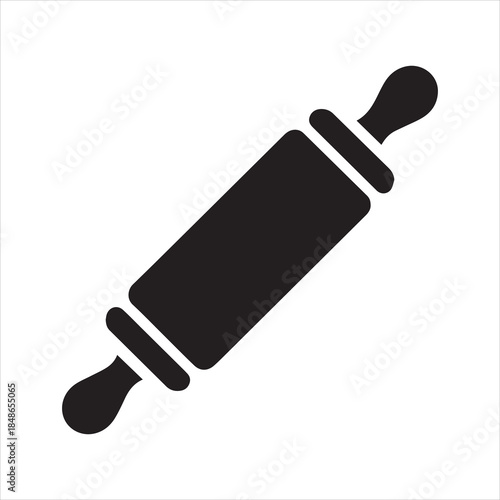 rolling pin glyph icon