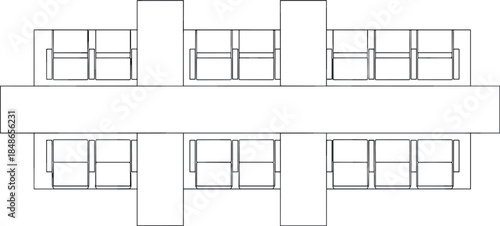 Hot and Cold Drink Cup Outline Icon Set for Coffee Shop Menu and Takeaway Beverage Design