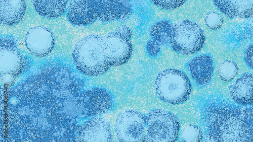 abstract blue background, blue water drops water drops on blue