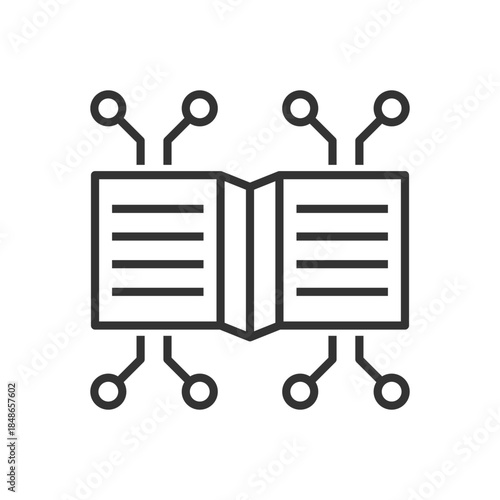 Ai Book Icon - Smart Book Icon