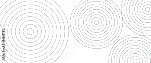 Modern abstract background. Glossy white gradient circle lines. Minimal geometric pattern. Simple graphic elements. Futuristic concept. Suitable for cover, poster, banner, brochure, eps10.