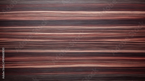 Dark striped ebony wood texture background with horizontal brown and black grain pattern