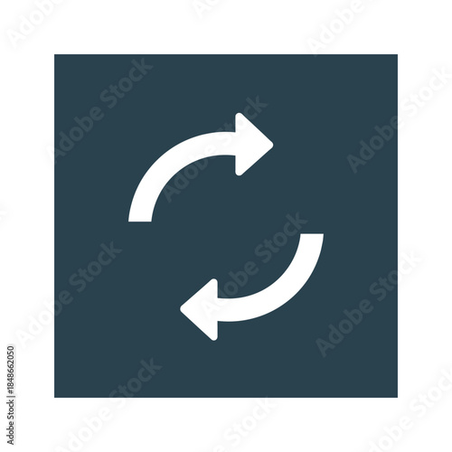 Symbol of continuous process Vector