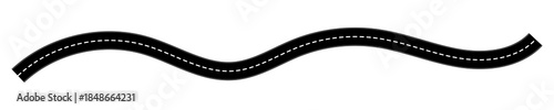Roadmap curvy road. Roadmap with stages. Top view on a curved highway road map. Roadmap diagram Vector illustration, PNG, JPG. 
