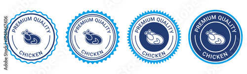 Premium Quality Chicken Seal Emblems Set