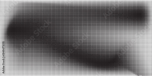 Abstract drunge halftone gradient background. Faded grit noise texture. White and black sand wallpaper. Retro pixelated backdrop modern simple design