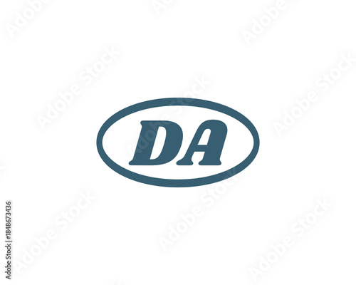 DA logo design. DA