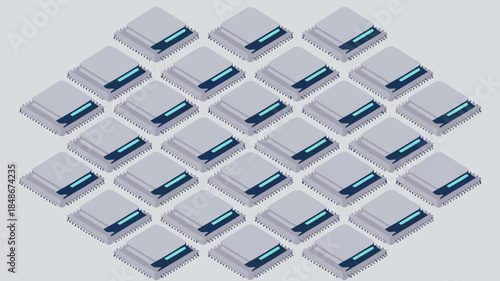 Collection of 24 usb flash drives in various colors and sizes arranged in a grid pattern on a