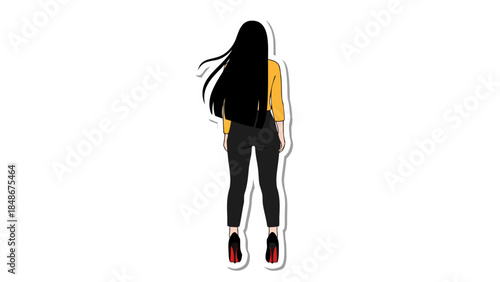 silhouette of a woman