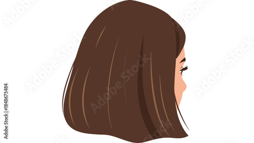 woman with long hair