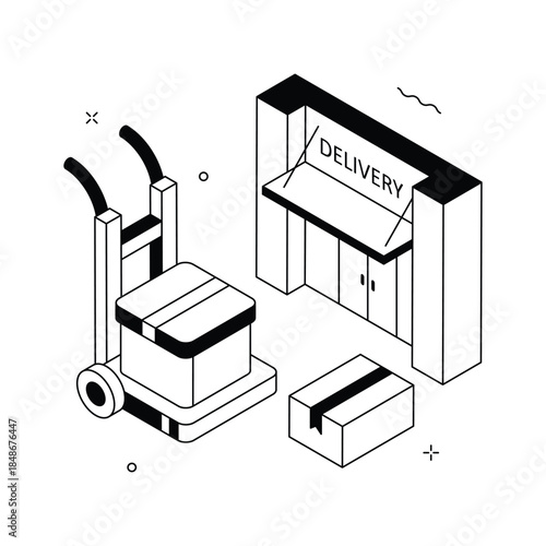Take your hands on this amazing illustration of delivery services