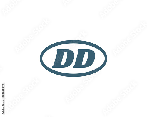 DD Logo Design. DD