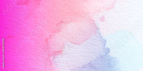 Pink watercolor abstract background, Soft pink watercolor background on textured, Watercolor pink background. Abstract pink texture.  Artistic expression and creativity concept, 