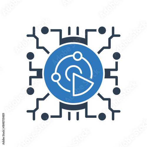 Smart Sonar Icon - Ai Radar Technology Icon