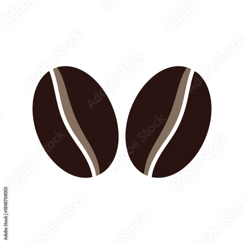 Stylish Coffee Beans Vector Design for Coffee Shops, Cafés, and Branding Projects