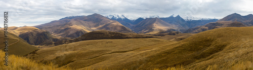 View of Caucasus mountains