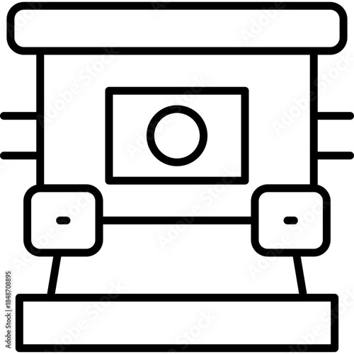 Photo Booth Icon Vector Element