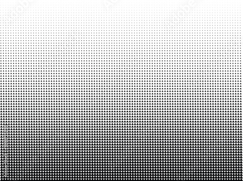 Halftone Dot Gradient Pattern Fading from White to Black Abstract Background