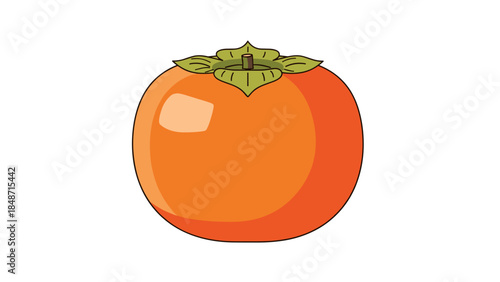 Orange Fruit with Green Leaves on Top 1.