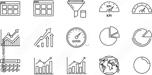Geometric vector pattern elements for background and decorative design.
