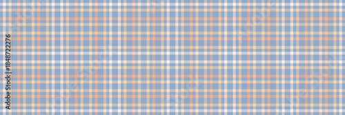 Track vector tartan fabric, sketching background textile seamless. Flowing texture plaid pattern check in orange and pastel colors.