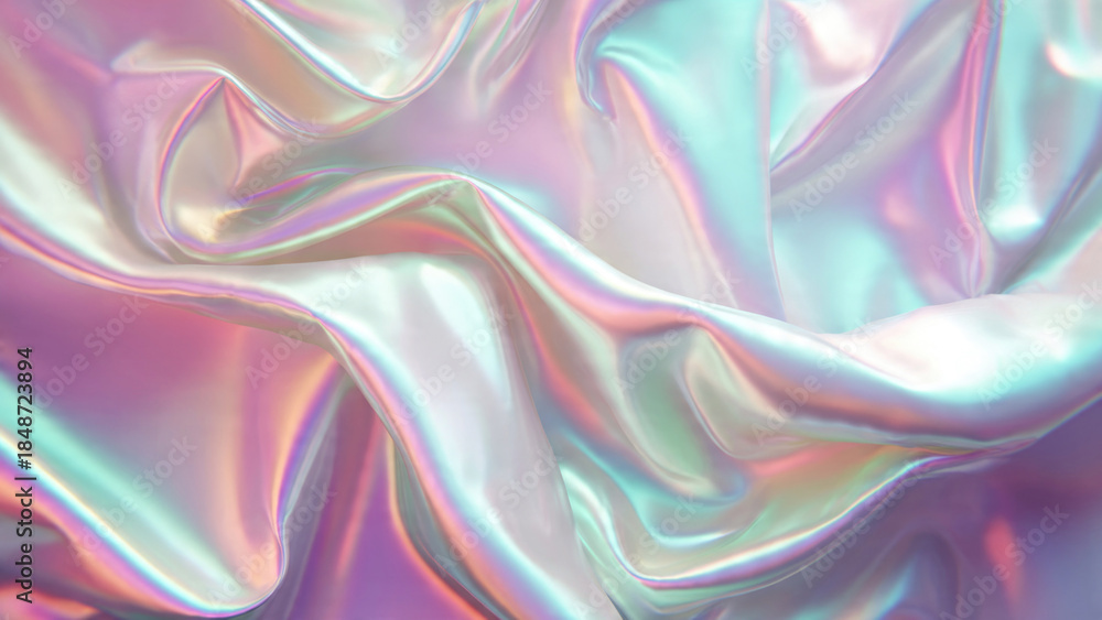 Fototapeta premium Iridescent Fabric Texture