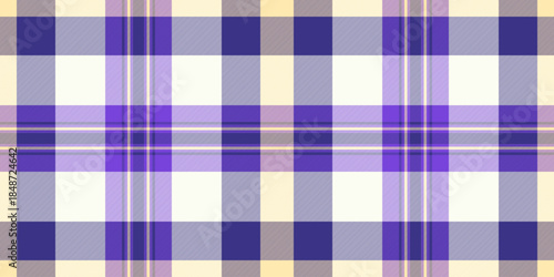 2026 texture seamless pattern, length vector fabric check. Age tartan plaid background textile in ivory and indigo colors.