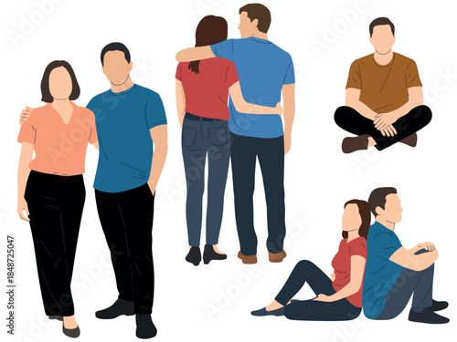 Diverse Group of People Posing