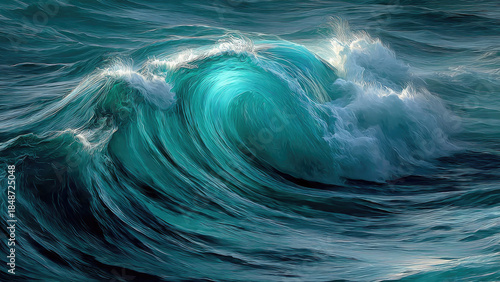 Fototapeta Naklejka Na Ścianę i Meble -  Ocean wave