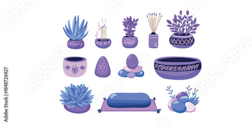 calming meditation elements for peaceful mind