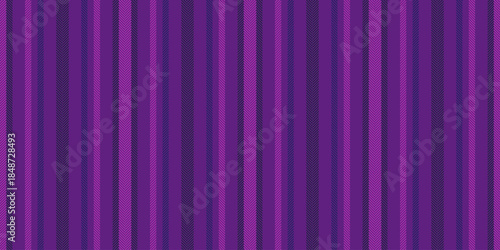 Mayer texture vector vertical, durable textile lines stripe. Lsa seamless fabric background pattern in violet and purple colors.